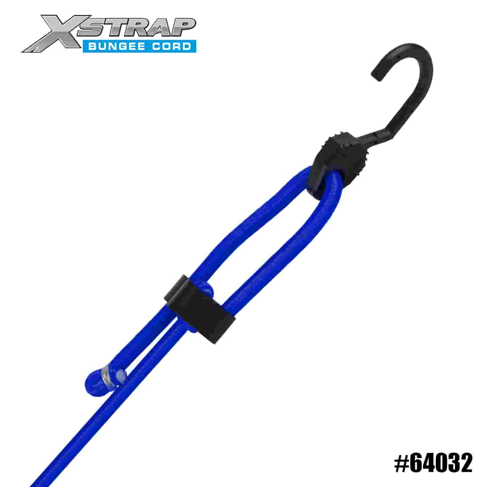 Xstrap 64032 3X Tali Bungee yang Dapat Disesuaikan 8mm x 14”-20” 132-165lbs SWL